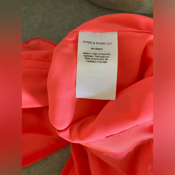 $548 EUC Veronica Beard Colebrook Neon Pink Midi Dress - Picture 9 of 10